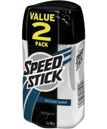 Speed Stick Deodorant for Men Ocean Surf 85g (2 Pack) Ocean Surf 2 Pack - Buy Online on GoSupps.com