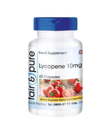 Fair & Pure - Lycopene Capsules - 10mg - from Tomato Extract - Vegan - 60 Capsules