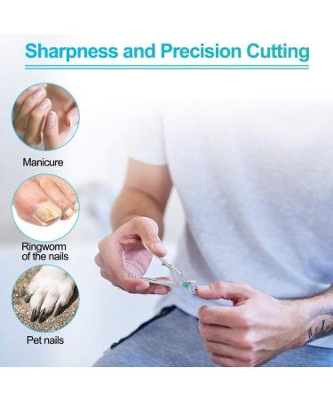 Nail Clippers for Men & Women Vepkuso Professional Toenail Clippers for Thick Nails Seniors & Adults Wide Jaw Fingernail Cutter Set - Ideal for Tough Nails - Buy Online on GoSupps.com