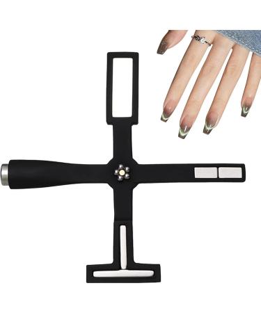1 Nail Salon Magnet - Innovative Women Magnet Duraable Nail Decor Tool | Multifunctional Beginners Nail Polish Women Stick Metal 4.05 * 4.2 Inches Black - Buy Online on GoSupps.com
