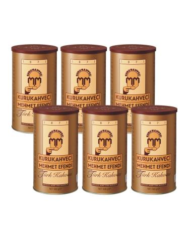 Mehmet Efendi Turkish Coffee - Medium Roast 100% Natural Grind for a True Turkish Delight (500g 6 Pack) - Buy Online on GoSupps.com