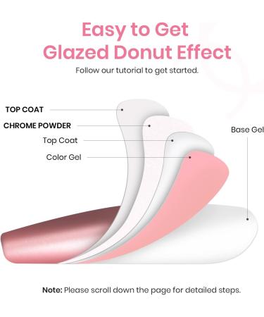 Beetles Gel Polish White Chrome Nail Powder - Mirror Effect Holographic Pigment for Nail Art - 1g Gift for Girls - 2023 Nail Trend DIY Salon - Mermaid Pearl - Buy Online on GoSupps.com