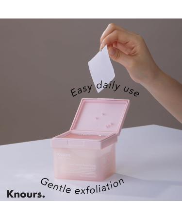 Knours Pore Control Exfoliating Toner Pads | Plant - Ginger + Algae Extract | Sebum Control Refine Texture Tighten Pores | Hydrating Korean Face Mask | Sensitive Skin | 90 Count | 175ml/5.9 fl.oz - Buy Online on GoSupps.com