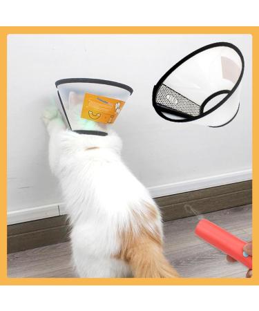 GUIYANIU Dog Cone Collar After Surgery Recovery Collars for Dogs Cats Cats Dog Cones for Anti-Licking Pet Protective Neck Cone Stop Licking Adjustable Plastic Soft Collar for Wound Dogs and Cats - Buy Online on GoSupps.com