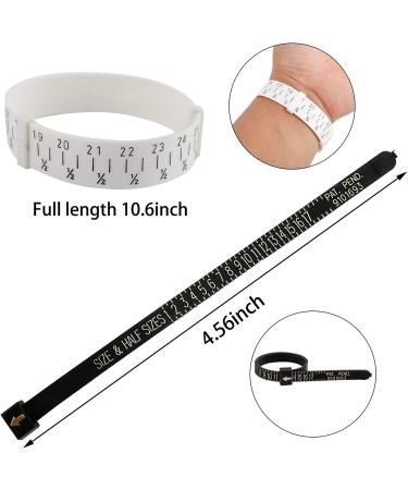 12 Pcs WerkWeit Ring Sizer Measuring Tool Set - Includes Ring Mandrel, Rubber Hammer, Ring Sizer Gauge, Wood Ring Clamp, and more - Buy Online on GoSupps.com