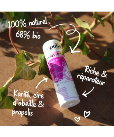 Propolia Organic Lip Care Stick - Natural Moisturizing Lip Balm for Healthy Lips | International Shipping Available - Buy Online on GoSupps.com