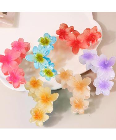 Flower Hair Barrettes Non-slip Flower Hair Clips 6 Large Flower Hair Clips For Women Are Girls Gifts For Women - Buy Online on GoSupps.com