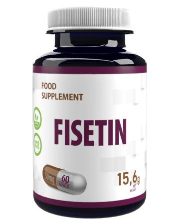 Fisetin 50mg 60 Vegan Capsules 3rd Party Lab Tested High Strength Supplement Gluten or GMO Free
