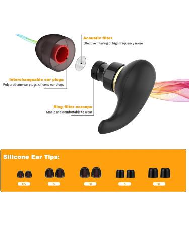 Naradoo High Fidelity Reusable Ear Plugs for Concerts - Noise Reduction and Hearing Protection for Festivals, DJs, and More - Buy Online on GoSupps.com
