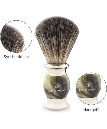 JAG Shaving Razor Brush - Premium Real Roof Hair | Lee Range Green Hornimitation - Perfect Match for Your Razor Planer - Buy Online on GoSupps.com