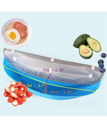 Waterproof Silicone Adult Bib with Removable Pocket - Washable Cloth Protector for Men and Women (Blue) | YYGMSS - Buy Online on GoSupps.com