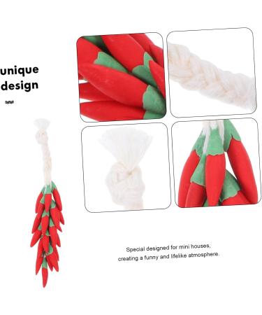 KOMBIUDA Simulation Chili Props Chili Skewers Models Vegetables Toy Peppers Layout Scene Decor Home Decor Decorations Artificial - Buy Online on GoSupps.com