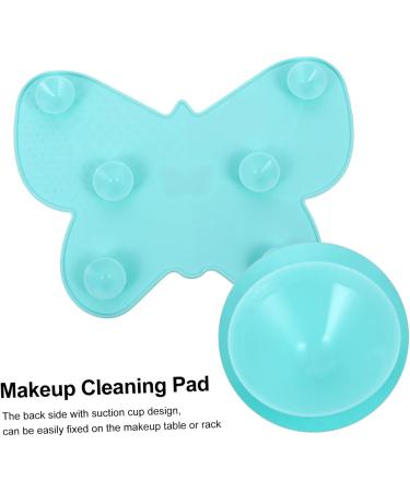 Ipetboom 1pc Silicone Scrub Pad Make up Makeup Brush Cleaning Tool Brush Cleaning Mat Hair Brush Cleaning Tool Makeup Brush Scrubber Beauty Tool Cleaner Cosmetic Silica Gel 23X17cm Green - Buy Online on GoSupps.com