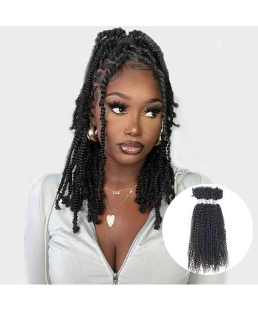 FASHION IDOL Kinky Curly V Bulk Human Hair for Twist Braids Dreadlock Extensions Loc Repair Afro Kinky Curly Human Hair for Braiding 3 Bulk 3oz 22 Inches Natural - Buy Online on GoSupps.com