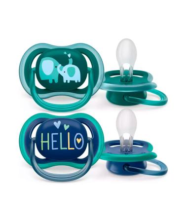 Philips Avent Ultra Air Pacifier Set 18+ Months | 6 Pieces with Transport & Sterilization Box | Buy Online - International Shipping - Buy Online on GoSupps.com