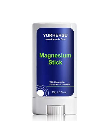 Magnesium Body Butter, Body Moisturizing Stick Nighttime Magnesium Cream, Deeply Nourishing Soft Smooth Skin Care Cream, Lightweight Magnesium Cream for Sleep, Reduce Stress, and Joint Care 15g