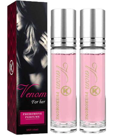Pheromone Oil for Women To Attract Men, Roll On Pure Instinct Pheremone Oils for Woman, Lunex Phero perfume, Pharamon Perfume for Women, Pheromone Essential Oil,Pheromone Essence Oil (For Women-2PCS)