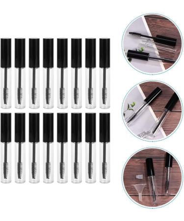 LALADEFIEE 16pcs Mascara Tube Refillable Eyelash Bottle Transparent Balm Tube Clear Lip Containers Plastic - Buy Online on GoSupps.com