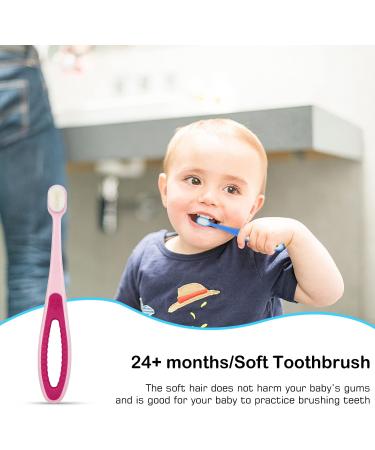 6 in 1 Baby Training Toothbrush Set - Food Grade Silicone - Ages 6 Months and Up - Buy Online on GoSupps.com