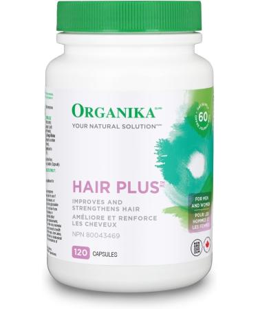 Organika Hair Plus 120 Caps & Enhanced Collagen Peptides Protein Powder For Healthy Hair Skin Nails Joints - Hydrolyzed For Better Absorption - Non-GMO - Unflavoured 250g SUPPLEMENT + SUPPLEMENT madfs-1190 - Buy Online on GoSupps.com