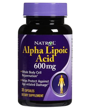 Natrol Alpha Lipoic Acid 600mg 30 cap ( Multi-Pack)
