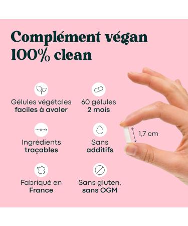 Folic Acid 400 g Vitamin B9 Design and Pregnancy Supports Pregnant Women 60 Vegetal Capsules 2 Months Cure Made in France Essentials by Novoma - Buy Online on GoSupps.com