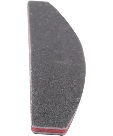 Spactz 50 Pieces 100/180 Grit Nail Art Double Sided Comb Curved Shape Nail Sanding Half Moon for Salon - Buy Online on GoSupps.com