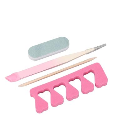 Precision Straight Pointed Nail Tweezers & Manicure Nipper Set | Nail Art Tools & Finger Separator for Perfect Nails - Buy Online on GoSupps.com