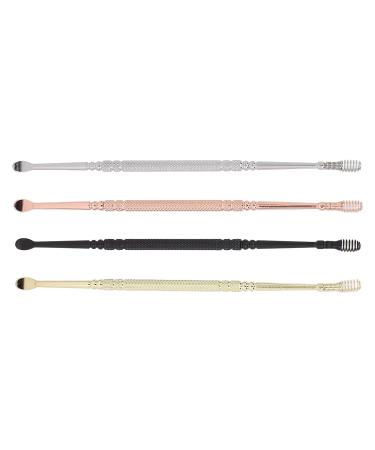 Stainless Steel Double Head Ear Spoon | 360 Spiral Earwax Remover | 4 Colors | Cleansing Tool - Buy Online on GoSupps.com