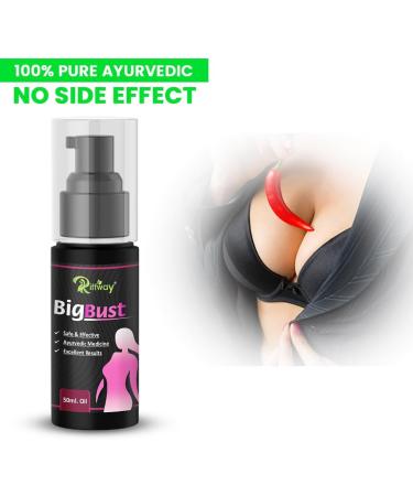Big Bust Breast Spray Oil - Increase Breast Size by Two Cups - Uneven Shape Correction for Women - Buy Online on GoSupps.com