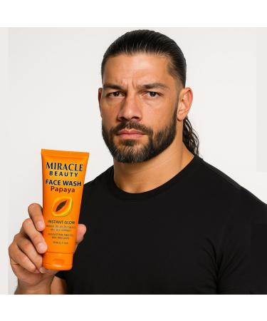 MACARIA Miracle Beauty Papaya Daily Routine Organic face wash Cleanser for men