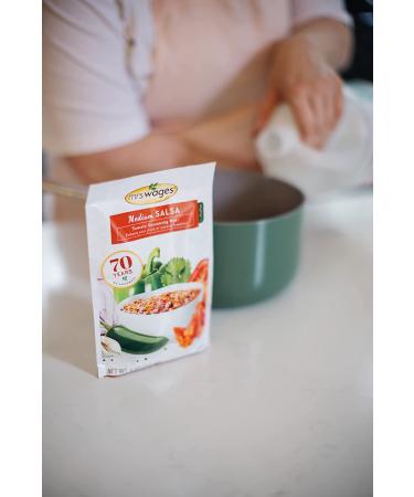 Mrs. Wages Medium Spicy Salsa Seasoning Mix 4 Oz (Pack of 6) - Authentic Medium Salsa Mix for Flavorful Dishes - Buy Online on GoSupps.com