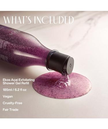 Natura - Ekos A a Revitalizing Exfoliating Shower Gel - Natural Exfoliants - Removes Impurities - Body Wash - Vegan Skin Care - Brazilian Beauty Secrets - Self Care & Body Care - 6.2 fl oz (185ml) - Buy Online on GoSupps.com