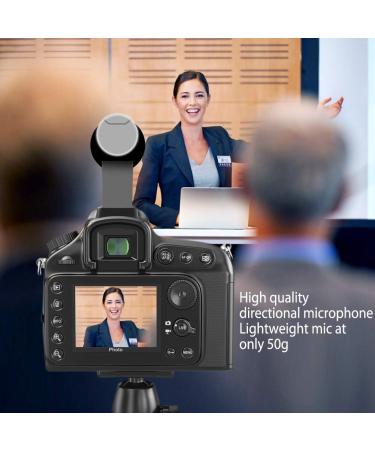 Tikysky M-1 Camera Microphone | Shotgun Mic for DSLR Interviews | Compatible with Canon, Nikon, Sony, Fuji | Includes Windscreen | 3.5mm Jack - Buy Online on GoSupps.com