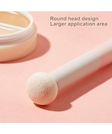 Concealer Makeup Sponge Brush Mini Soft Apply Evenly Elastic Round Head Mushroom Puff Sponge Applicator Puff Sponge Brush Concealer Sponge Brush for Travel - Buy Online on GoSupps.com