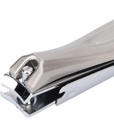 Nail Clipper Fingernail Cutter Scissors Stainless Steel Anti Splashing Tool with File - Buy Online on GoSupps.com