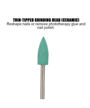 8pcs Tungsten Steel Nail Drill Bit Set | Electric Manicure Tool Kit with Grinding Head | Replacement Nail File Set for Professional Use - Buy Online on GoSupps.com