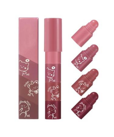 Long Lasting Lip Gloss Matte Lip Gloss Colorful Lip Gloss Long Hold Matte Lip Gloss Set for Women Matte Lipstick Makeup Set for Women 1 unit Confezione da 1