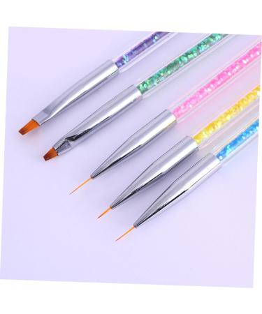 minkissy Sets Stippling Pen Stipple Pen Reusable Nail Art Tools Stainless Steel Nail Art Tools Kit De Manicura Nail Dotting Pen Uv Gel Pen Manicure Pull Pen Nail Brush Paint Pen - Buy Online on GoSupps.com