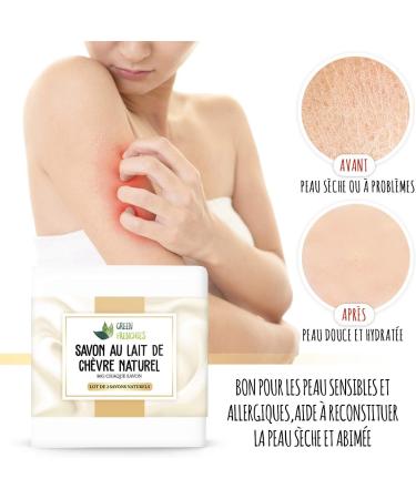 G.F. Goat Milk Soap set of 2 Extra Gentle Goat Milk Soap Natural Moisturizing Superfatted Goat Milk Soap Face and Body - Buy Online on GoSupps.com