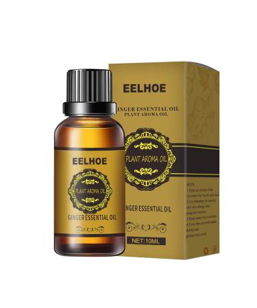 10ml/30ml abdominal drainage ginger oil abdominal removal massage oil natural therapy lymphatic drainage ginger oils promotes circulation relax massage liquid massage oil (30ml)