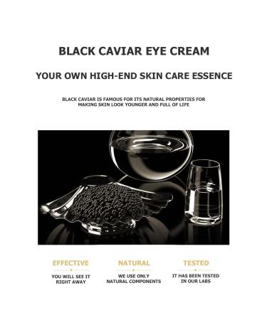 JOMTAM Caviar Black Gold Moisturizing Eye Cream Skin Rejuvenation Dark Circles Smoothing Wrinkles 60gm 2.12oz - Buy Online on GoSupps.com