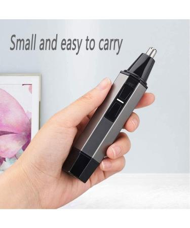 Rechargeable 2-in-1 Nose Hair Trimmer for Men - Waterproof Ear & Nose Clipper with Flashlight - Portable Facial & Eyebrow Hair Trimmer - Easy to Clean Razor - Buy Online on GoSupps.com