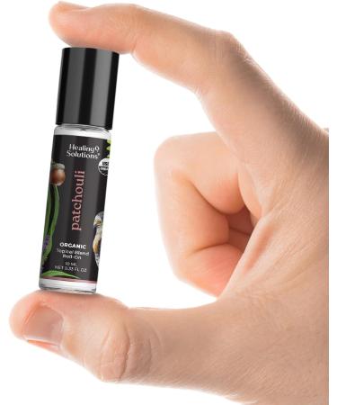 Buy Organic Patchouli Essential Oil Roll On - USDA Certified Calming Meditation & Skin Care - 10ml | Gifts for Women - Buy Online on GoSupps.com