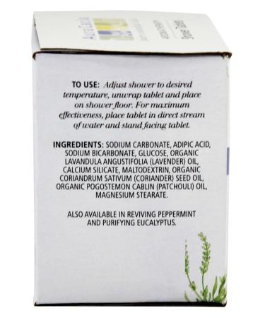 Aura Cacia Lavender Relaxing Shower Tablet - Natural Aromatherapy for Deep Relaxation - Buy Online on GoSupps.com
