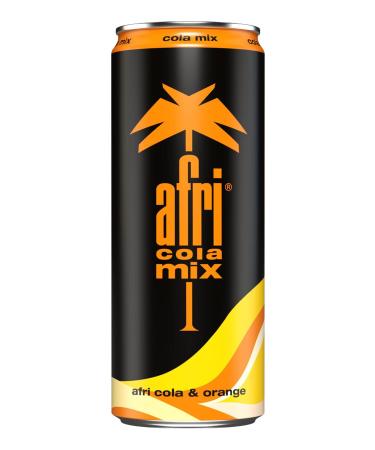 Buy Afri Cola Mix - Refreshing Cola & Lemonade with Fruity Orange | Caffeine-Infused Beverage Can (24 x 330 ml) - International Shipping Available - Buy Online on GoSupps.com