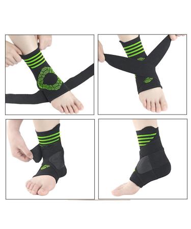 Supportive Adjustable Ankle Brace - Breathable Compression Sleeve for Sports Basketball & Boxing - Ideal for Sprains - Buy Online on GoSupps.com