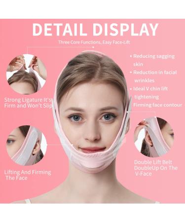 DB11 Face Slimming Belt - Double Lift V-face Belt for Chin and Neck, Beauty Bandage to Remove Nasolabial Lines - V-face Strap for Slimming and Lifting - Buy Online on GoSupps.com