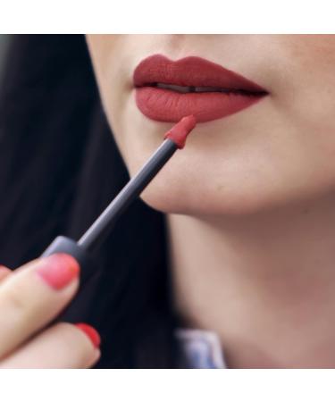 Isadora Liquid Lipstick - Comfort Matte Vegan & Perfume-Free - 64 Cranberry Love 4ml - Shop Internationally for Long-Lasting Color - Buy Online on GoSupps.com