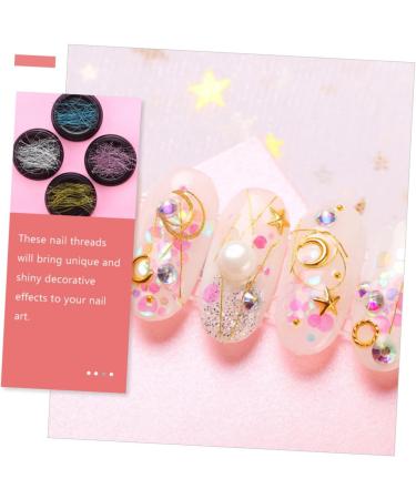 minkissy Nail Art Wire 32 Boxes Manicure Metal Threads Manicure Wire Manicure Metal Wire Manicure Ornaments Manicure Threads Accessories Nail Alloy Nail Art Decorations - Buy Online on GoSupps.com